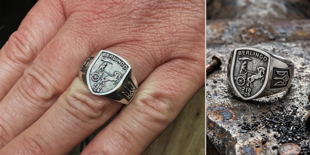 Військові печатки зі срібла на замовлення в Києві | Ювелірна майстерня "Аметист"